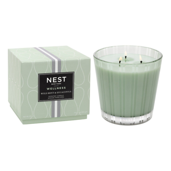 Wild Mint & Eucalyptus 3-Wick Candle